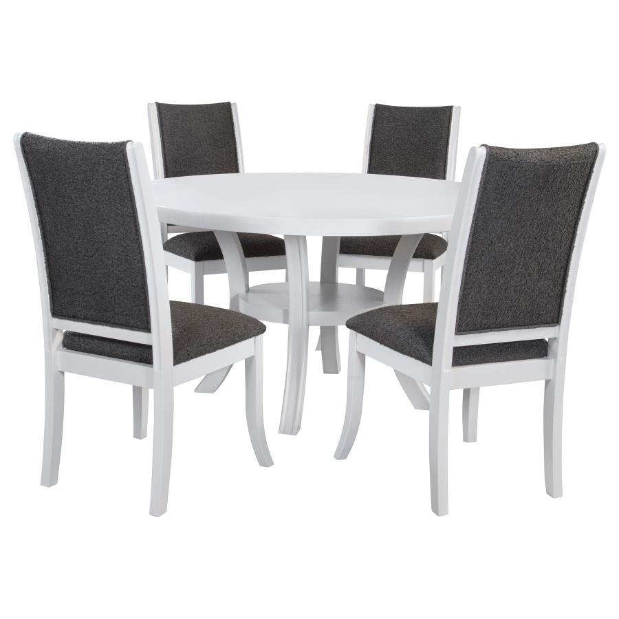 Judd - Ensemble de table à manger ronde en bois
