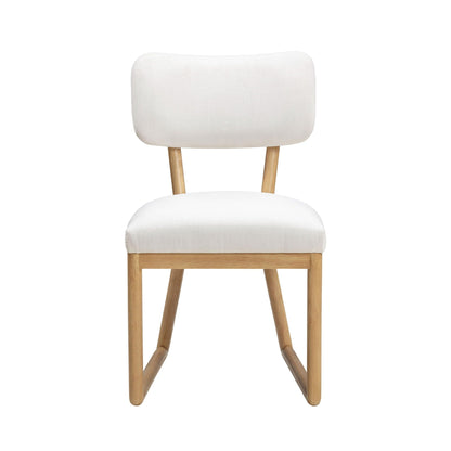 Bobbie - Chaise de salle à manger en tissu recyclé Performance