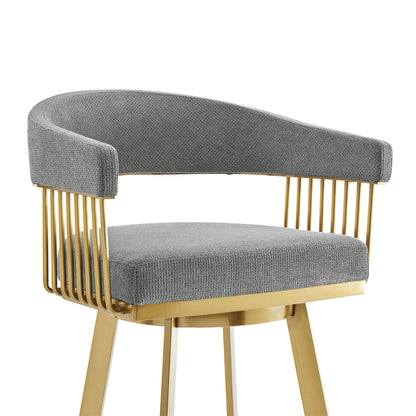 Chelsea - Tabouret pivotant en tissu
