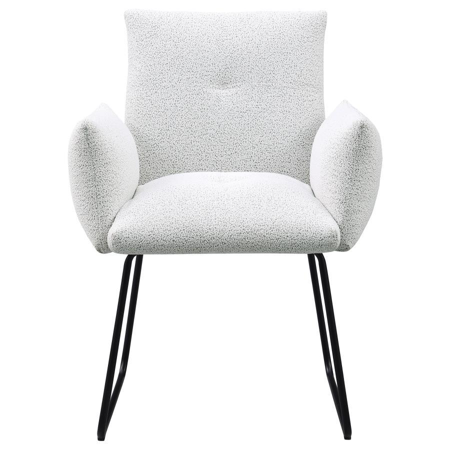Ackland - Chaise de salle à manger rembourrée (lot de 2) - Gris clair