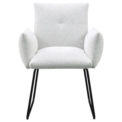 Ackland - Chaise de salle à manger rembourrée (lot de 2) - Gris clair