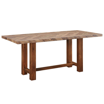 Gilsea - Table à manger - Finition marron