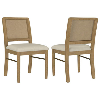 Arini - Chaise de salle à manger en rotin (lot de 2)