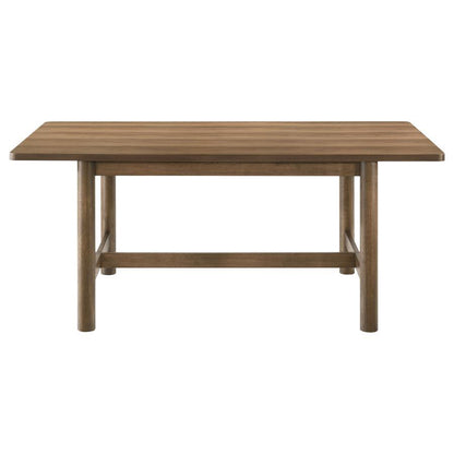 Crestmore - Table à manger rectangulaire en bois - Noyer