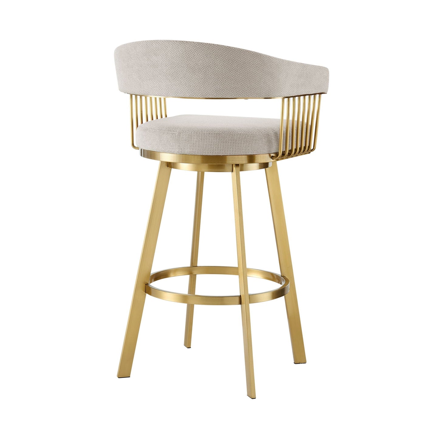 Chelsea - Tabouret pivotant en tissu