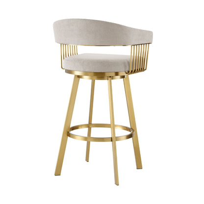 Chelsea - Tabouret pivotant en tissu