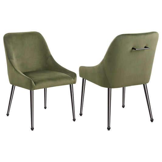 Mayette - Chaise de salle à manger rembourrée (ensemble de 2)