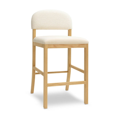 Calla - Tabouret de comptoir en velours performant