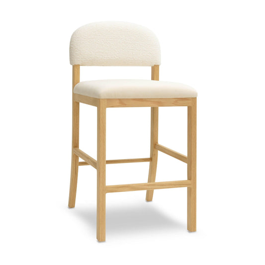 Calla - Tabouret de comptoir en velours performant