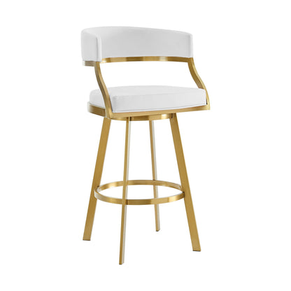 Saturn - Tabouret pivotant - Pieds dorés
