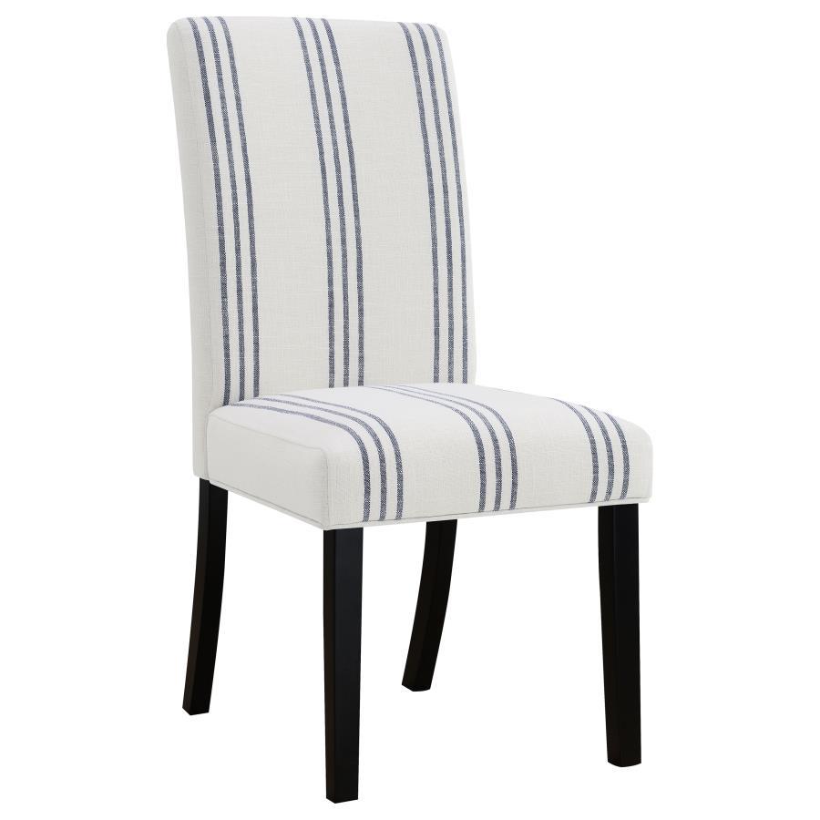 Herran - Chaise de salle à manger rembourrée (lot de 2) - Beige