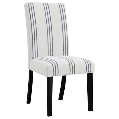 Herran - Chaise de salle à manger rembourrée (lot de 2) - Beige