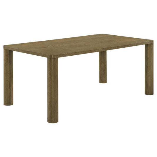 Castlewood - Table à manger rectangulaire en bois - Chêne brun