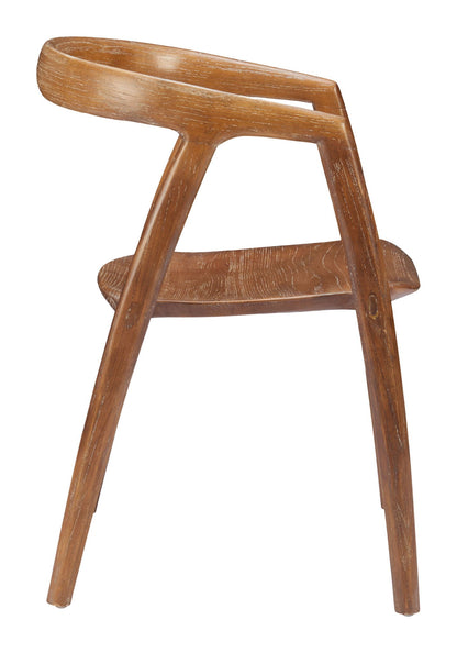 Ziran - Chaise de salle à manger (lot de 2) - Noyer