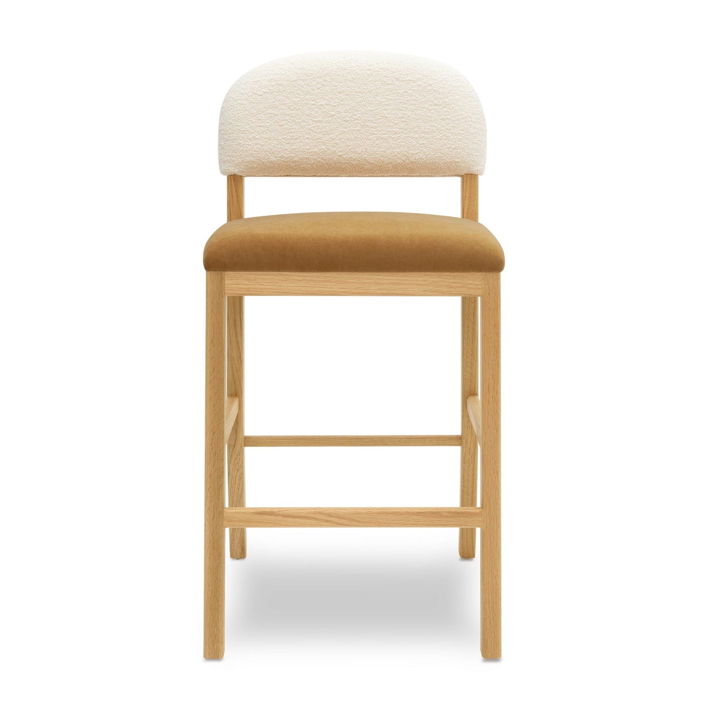Calla - Tabouret de comptoir en velours performant