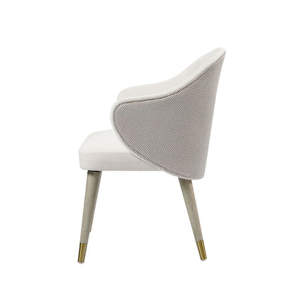 Charity - Chaise d'appoint (lot de 2) - Chêne gris